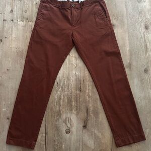 J. Crew Men's Flex Pants - Brown 34 x 30